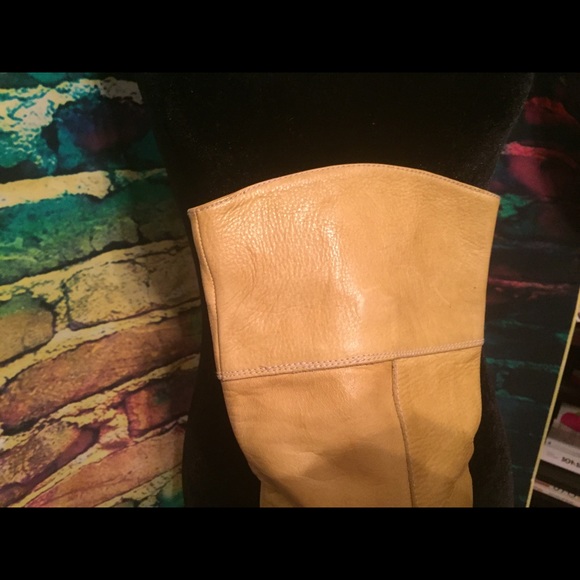 Yellow Leather Riding Boot - Picture 5 of 6